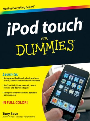 cover image of iPod touch For Dummies